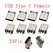 10Pcs USB Type C 2/6/16/24 Pin Connector Female Jack Charging Port SMD SMT PCB Solder DIY Repair USB-C Type-C Socket Connectors