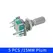 5PCS/LOT 20 Position 360 Degree Rotary Encoder EC11 w Push Button 5Pin Handle Long 15/20MM With A Built In Push Button Switch