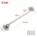 Stainless Steel Heavy Duty Privacy Hook and Eye Latch Lock with Screws Black Silver Barn Door Easy Locks Gate Latch Window Wind