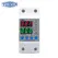 Din Rail Dual Display Adjustable Over Voltage Current and Under Voltage Protective Device Protector Relay 40A 63A 220V 230V