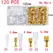 120pcs Box-Packed,Gold/Silver Crimp Terminal,Female 2.8/4.8/6.3mm No Male,Wire Connector,Electrical Terminals