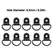 10Pcs D Rings Tie Down Anchors Ring Pull Hook Stainless Steel Lashing Ring Load Fit for Car Boat Cargo Trailer Vehicles RV Van