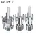1/3PCS Internal and External Pipe Threading Tool Set, 1/2inch, 3/4inch, 1inch PVC Pipe Threading Kit