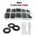 1150/700/500pc Boxed Plastic Nylon Flat Washer Plain Spacer Insulation Gasket Ring Assortment Kit Set M2 M2.5 M3 M4 M5 M6 M8 M10