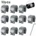 New 3/5/10pcs Aluminum Alloy Window Lock Stopper Sliding Door Window Limiter Sliding Sash Stopper Anti-theft Child Safety Locks