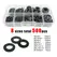 1150/700/500pc Boxed Plastic Nylon Flat Washer Plain Spacer Insulation Gasket Ring Assortment Kit Set M2 M2.5 M3 M4 M5 M6 M8 M10