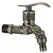 Stainless Steel Faucet Double Outlet Dual Control Water Tap One in Two Out Faucet 1/2" Bidet Faucets Bathroom Accessories