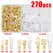 Wire Crimp Terminals Set 2.8/4.8/6.3mm Male Female Wire Spade Connectors with Insulated Sleeve Electrical Conector Box