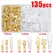 Wire Crimp Terminals Set 2.8/4.8/6.3mm Male Female Wire Spade Connectors with Insulated Sleeve Electrical Conector Box