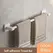 Self-Adhesive Towel Bar Holder Without Drilling Hole Tower Rack Hanger Shelf Storage Bathroom Towel Rod Bath Kitchen Towel Rail