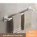 Self-Adhesive Towel Bar Holder Without Drilling Hole Tower Rack Hanger Shelf Storage Bathroom Towel Rod Bath Kitchen Towel Rail