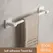 Self-Adhesive Towel Bar Holder Without Drilling Hole Tower Rack Hanger Shelf Storage Bathroom Towel Rod Bath Kitchen Towel Rail