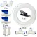 Water Supply Hose And Inline Shut-off Valve Water Tube Refrigerator Connectors Kit for Water Filter System Pipe Fitting 10-20M