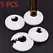 5PCS Radiator Pipe Collars Shower Faucet Angle Valve Pipe Decorative Cover Snap-on Plastic Rings Spout Guards For Drainage Pipe