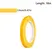1Rolls 18-50m Model Masking Tape DIY Yellow Masking Tape Width 2/3/6/8/10/12/18/30/50mm