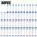 50PCS Shower Head Filter Replacement Showerhead Remove Chlorine/Fluoride/Hard Water/Calcario Hygienic Bathroom Accessories