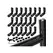 20pcs  Black 2020 Series L-Shape Interior Inside Corner Connector Joint Bracket with Screws for 20x20 Series Aluminum Extrusion
