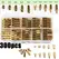 300Pcs M2/M3 Hex Head Copper Pillar Brass Standoff Spacer Screws Threaded Pillar Male/Female PCB Circuit Board Stand Off Kit