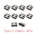 10Pcs USB Connector Type C Female Charging Port Jack 2/6/16 Pin Type-C Socket PCB Soldering SMD SMT DIY Repair Type C Adapter