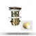 Bathroom Basin Sink Brass Pop Up Drain Waste Stoppers With or Without Overflow Hole Washbasin Bathroom Faucet Accessories