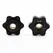 M4 M5 M6 M8 M10 Black Plum Bakelite Hand Tighten Nuts Handle Thread Star Mechanical Thumb Nuts Clamping Knob Manual Nuts