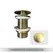 Bathroom Basin Sink Brass Pop Up Drain Waste Stoppers With or Without Overflow Hole Washbasin Bathroom Faucet Accessories