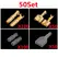 10/20/50Sets 4.0 Bullet terminal Electrical Wire Connector Diameter 4MM Male + Female 1:2 Transparent Sheath