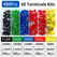 200-1900Pcs Electrical Tube Insulated Terminal VE Tubular Crimp Terminals Wire Cable Connector Ferrules Terminal Connectors
