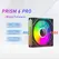 Zezzio Prism 6 PRO 120mm PC Case Fan ARGB 12V 4PIN PWM Air Cooler CPU Cooling Fan 3-sided Infinite MirrorCompute Chassis Fan