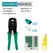 RJ45 Crimper Lan Tester Tool Set Ethernet Cable Stripper Punch Down Tool RJ45 RJ11 Connectors 12 in 1 Cabling Repair Set