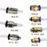 Creativity 3D PC4-M6 PC4-M5 PC4-01 PC6-01 Pneumatic Straight Connector Part Bore 4mm PTFE Tube Filament M6 Feed Fitting Coupler