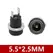 10/50PCS 5/10Pcs DC Power Supply Jack Socket Female Panel Mount Connector 5.5 2.1mm Plug Adapter 5.5x2.1 DC-022B
