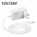 5.5mm x 2.1mm Universal Switch Power Supply LED Driver 100-240V AC to 12V 24V Converter Power Adapter 2A 3A Charger