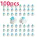20/50/100pcs 3 Pin Tactile Keyboard Switch Keyboard Clicker Key Replacement Switch Plastic For Replacement Accessories