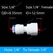 Fit for 1/4" 3/8" OD Tube Straight  Equal Reducer Connector Fitting Aquarium Reverse Osmosis RO Water Dispenser