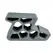 1/2/4pcs Heavy Duty Non Slip Window/Balcony Door Stop with Track Lock - Easy To Install Remove, Anti-Wind Holder Honeycomb Hole