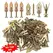 100/50set Self Tapping Screws Self Drilling Anchors Screws Drywall Anchors Easy Application for Gypsum Plasterboard Dowel