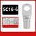 20PCS 4-25mm Assortment Tinned Copper Lugs Ring Crimp Terminals Battery Wire Welding Cable Connectors Kit