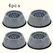 Anti Vibration Pads for Washing Machine,Universal Shock Absorber Feet,Non Slip Washer Dryer Pedestal,Noise Cancelling Furniture