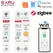 EARU Tuya WiFi ZigBee MCB Smart Circuit Breaker 63A Switch Energy Meter Timer Relay KWh Voltage Current Protector Remote Control