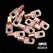 20PCS 4-25mm Assortment Tinned Copper Lugs Ring Crimp Terminals Battery Wire Welding Cable Connectors Kit