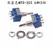 5PCS Blue Mini MTS-102 3-Pin SPDT ON-ON 6A 125VAC Miniature Toggle Switches MTS-103 MTS-202 MTS-203 6PIN ON-OFF-ON