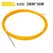 3MM 5M-50M Fiberglass Cable Puller Stainless Steel Yellow Household Wall Wire Guide Rail Fiberglass Electrician Push Tape Drawer