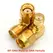 1PC SMA to SMA Connector 90 Degree Right Angle RPSMA Male to RP SMA Female Adapter for WIFI Antenna / FPV RF Converter Gold