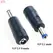 1 Piece Connector For DC Power Adapter Connector Plug Conversion Head Jack Female Socket 5.5*2.5/2.1mm Turn to Male 5.5*2.1/2.5m
