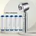 New High Pressure Water Saving Filter Shower Head 5 Modes Handheld Shower Head One Button Stop Bathroom Accessories Set