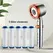 New High Pressure Water Saving Filter Shower Head 5 Modes Handheld Shower Head One Button Stop Bathroom Accessories Set