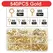 150/300/540Pcs M3/M4/M5/M6/M8/M10 Ring Lugs Eyes Copper Crimp Terminals Cable Lug Wire Connection Non Insulated Assortment Kit