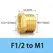 Brass Hex Bushing Reducer Pipe Fitting 1/8 1/4 3/8 1/2 3/4 Female to Male Thread Reducing Water Gas Adapter Coupler Connector