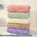 5-piece set of soft, absorbent coral fleece face towels - quick-drying bathroom towels - cute and fun design